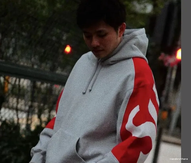 HOODED Back LOGO XL Hoodie Grey Big Sweatshirt S LOGO M L Black BIG SWEATSHIRT JACQUARD 0811